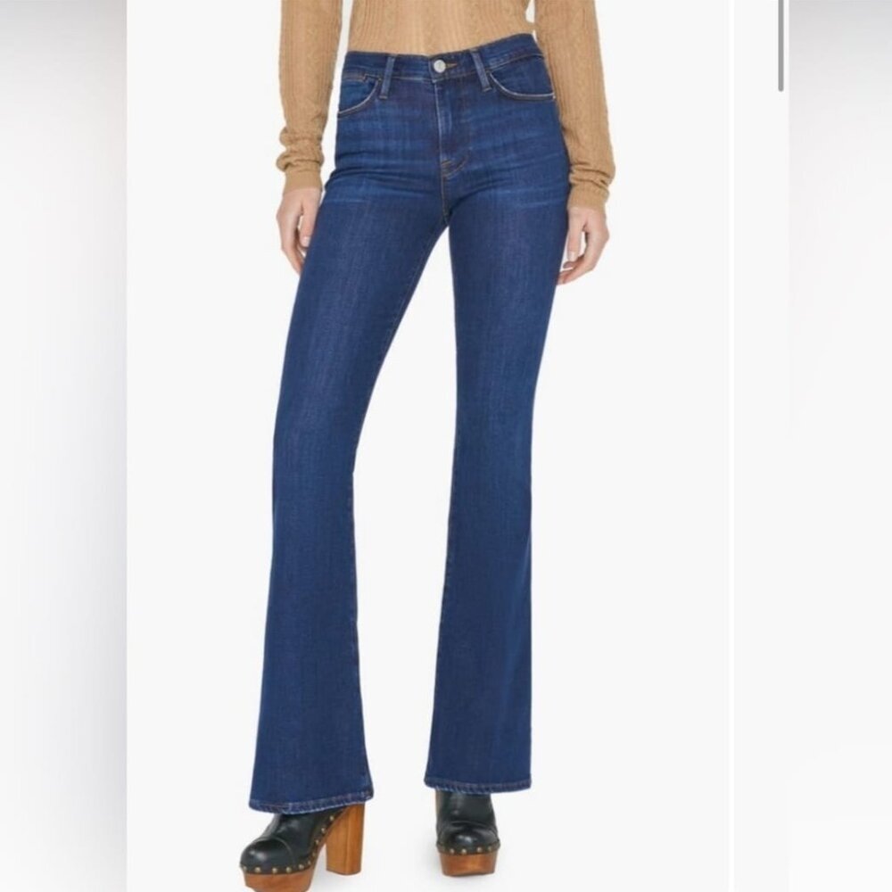 Frame Le High Flare in Majesty Jeans Size 31